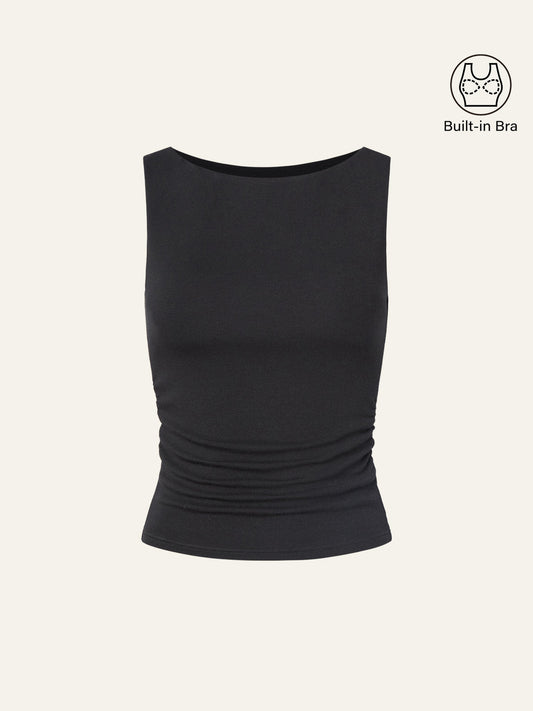 Boat Neck Bra Tank