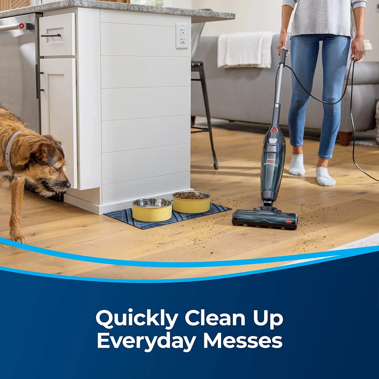 BISSELL Featherweight PowerBrush Vacuum 2773A - Ultra-Lightweight 3-in-1 Cleaner