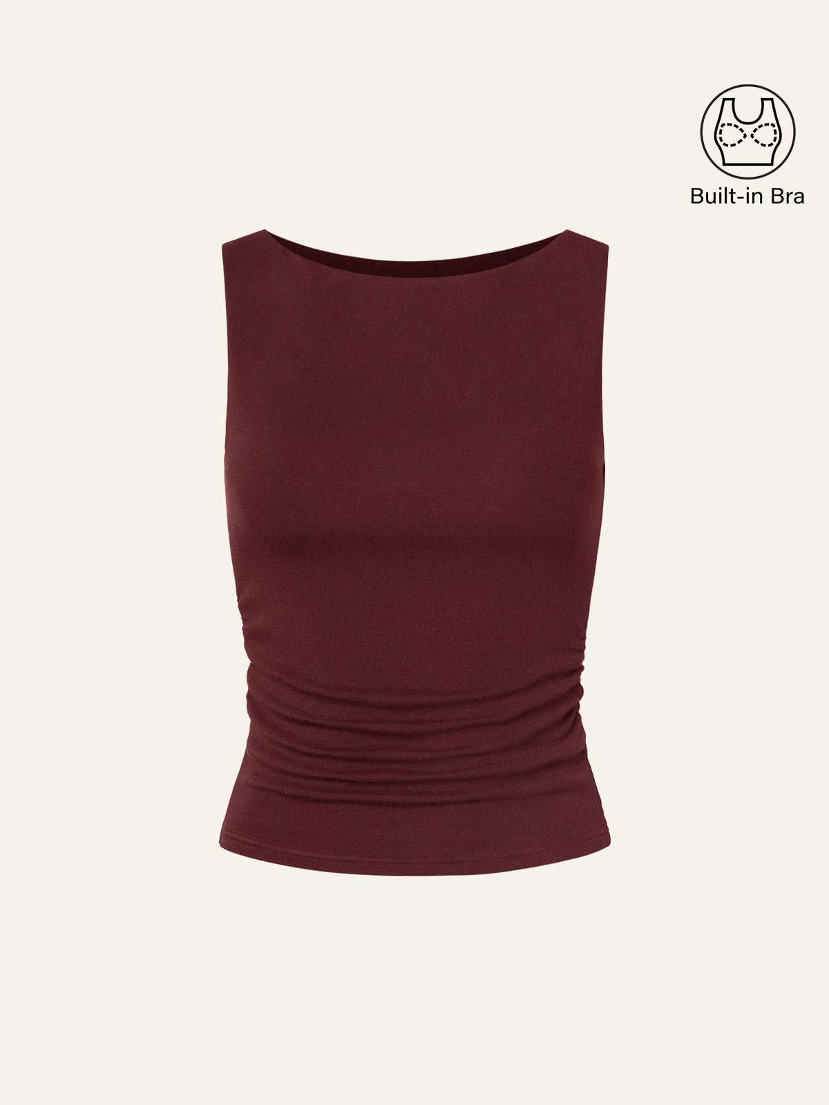 Boat Neck Bra Tank