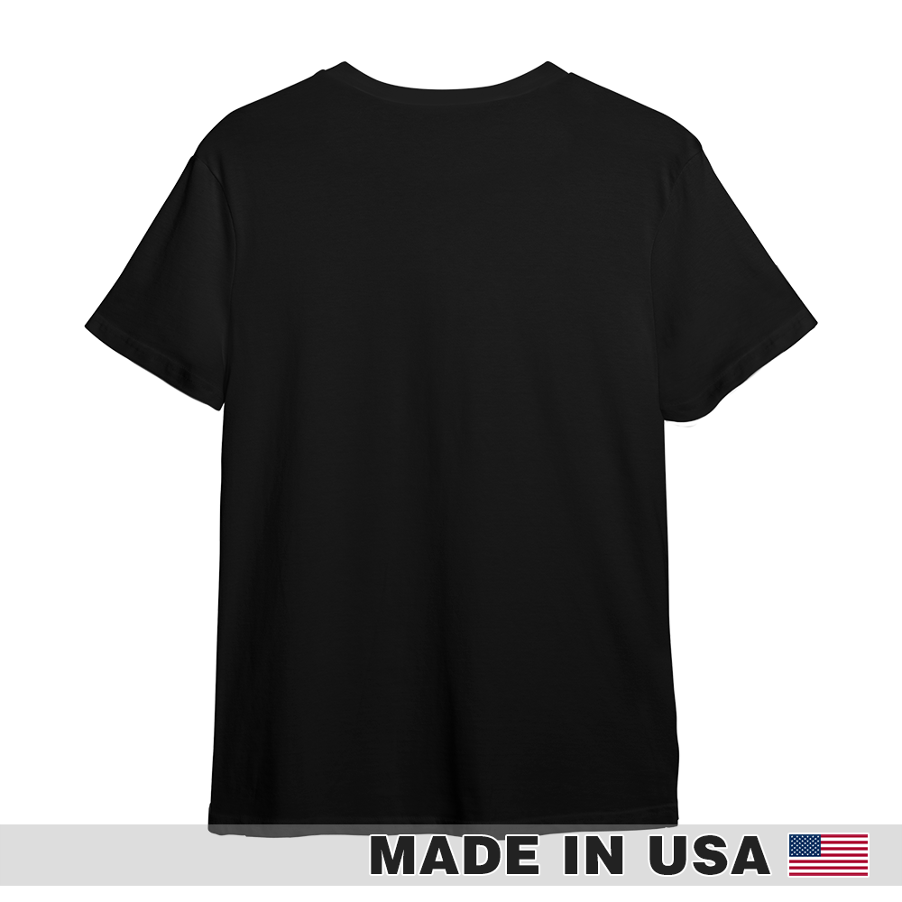 THE DAD JOKES Cotton T-Shirt -Black