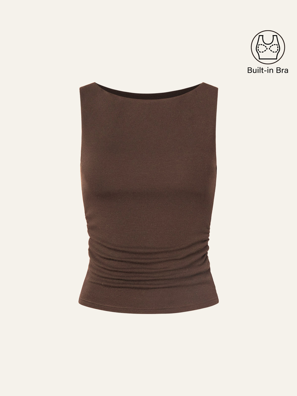 Boat Neck Bra Tank