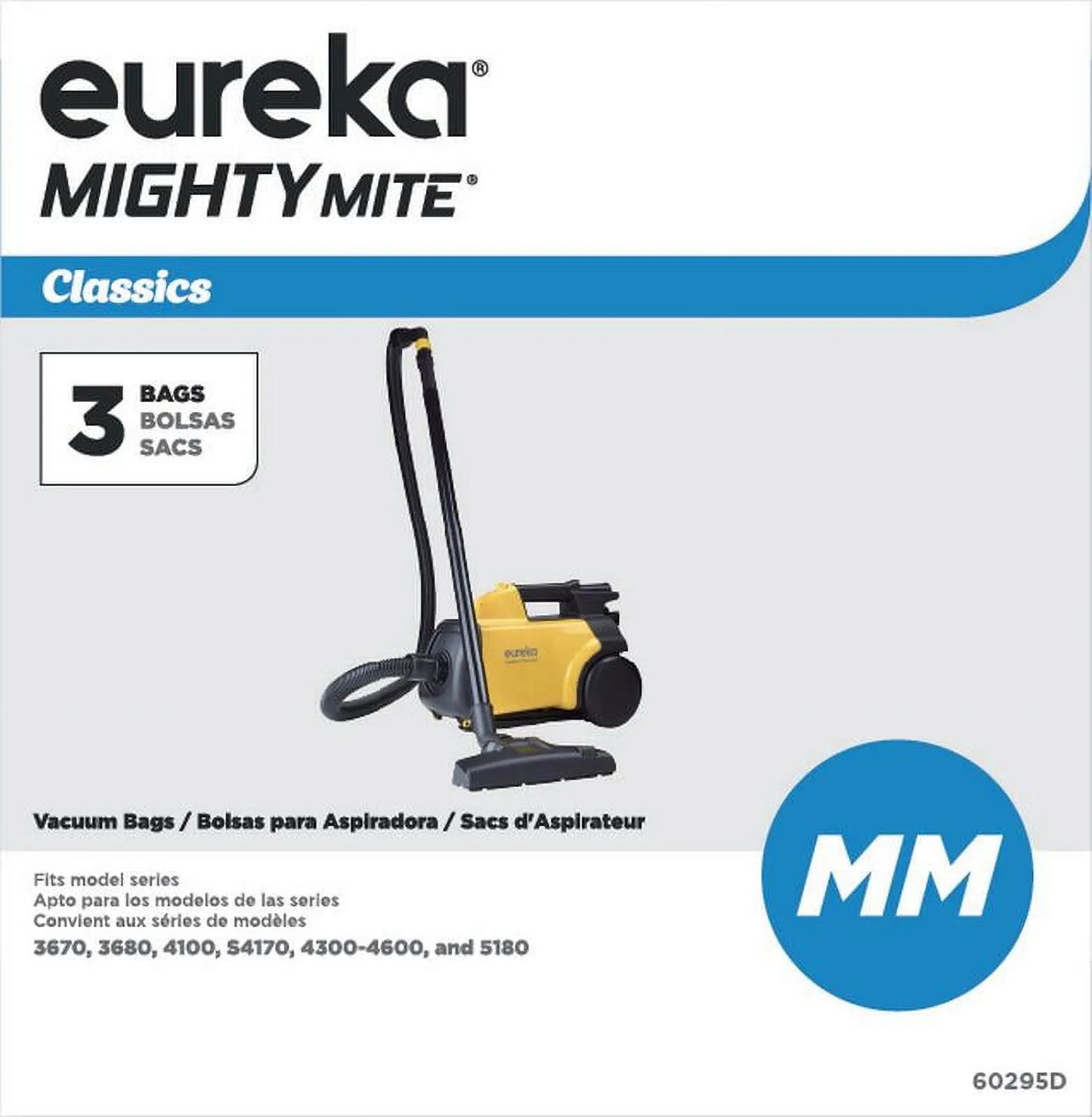 Eureka Mighty Mite Lightweight Bagged Canister Vacuum Cleaner - Fast Shipping
