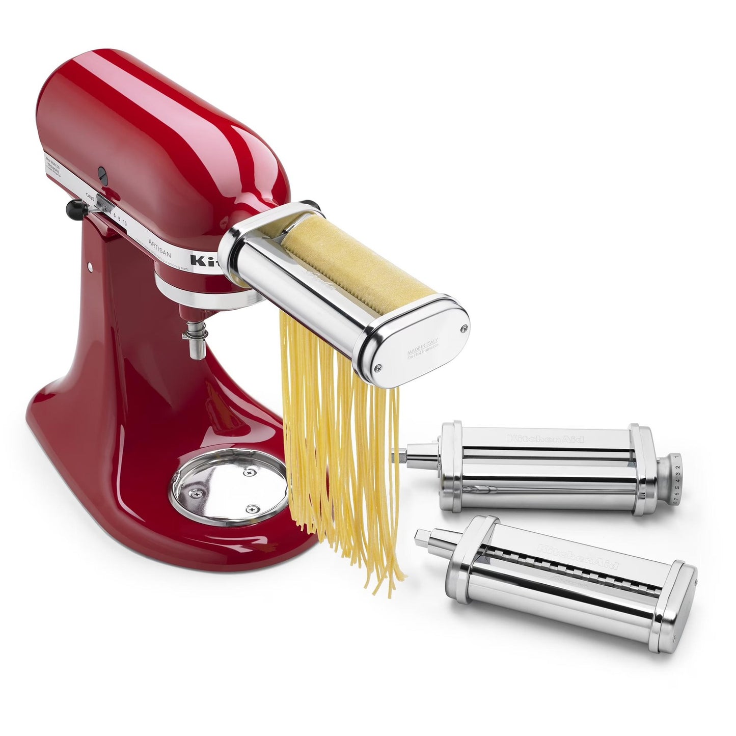 KitchenAid 3-Piece Pasta Roller & Cutter Set, Metal Attachment for Stand Mixer