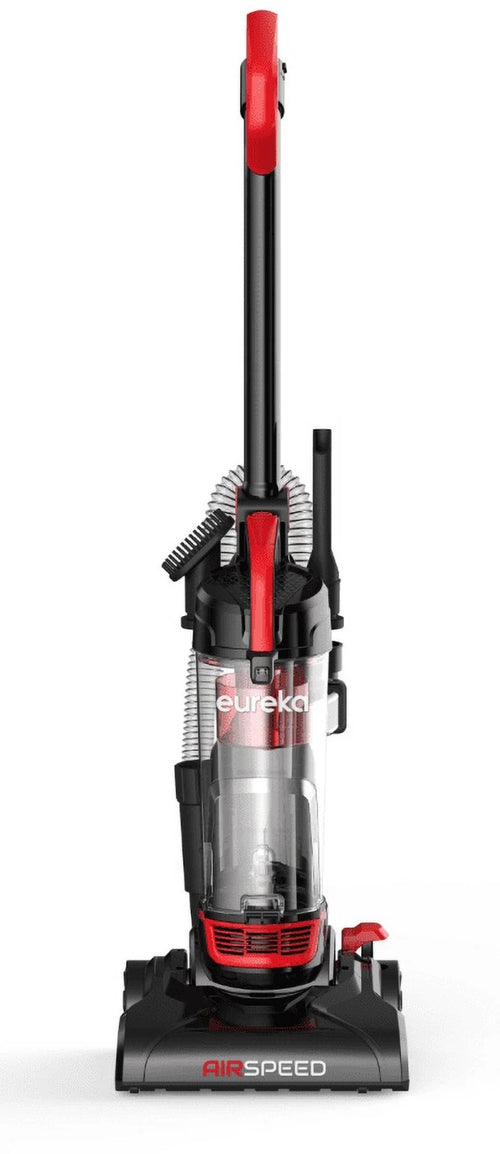 Eureka Air Speed Compact Bagless Vacuum Cleaner for Carpet & Hard Floors, Red