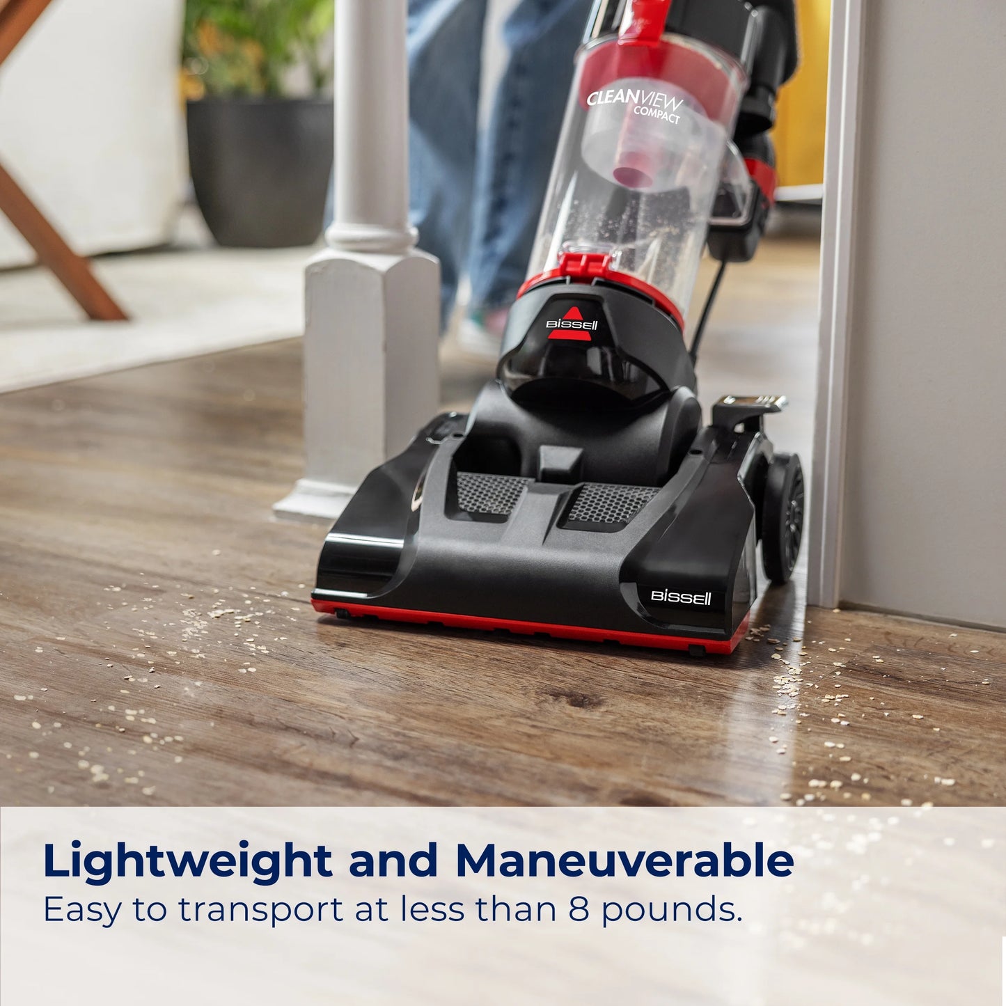 BISSELL CleanView Compact Upright Vacuum 3508 Red Bagless