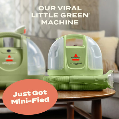 BISSELL Little Green Mini Portable Deep Cleaner with Tough Stain Tool, 4095