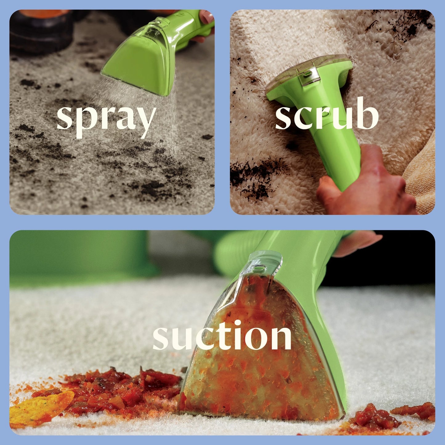 BISSELL Little Green Mini Portable Deep Cleaner with Tough Stain Tool, 4095