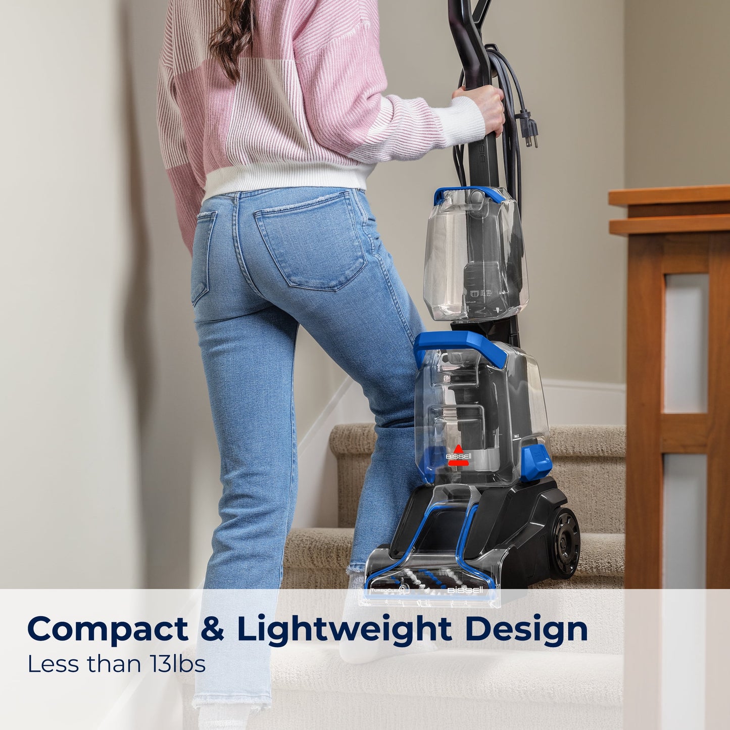 BISSELL TurboClean Lightweight Carpet & Upholstery Cleaner with Pro Max Clean 3952