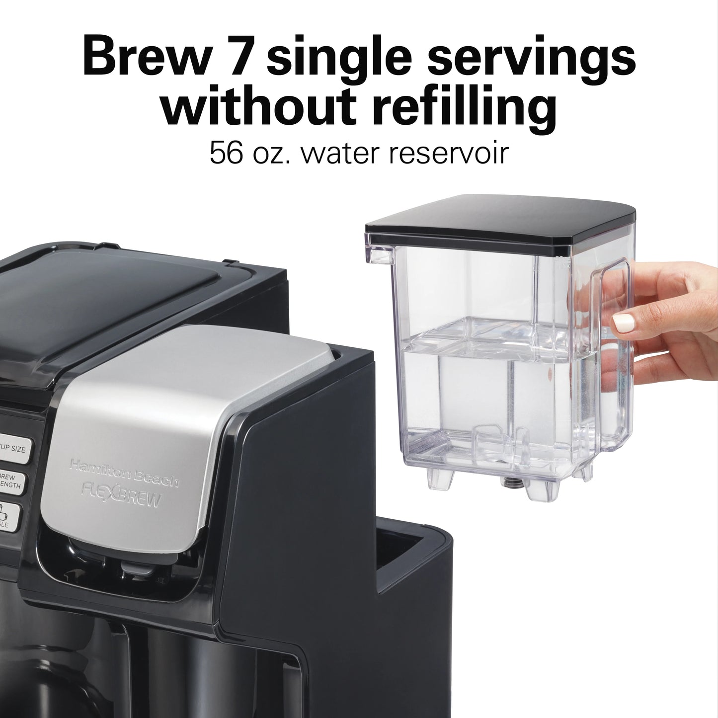 Hamilton Beach FlexBrew Trio Coffee Maker 49902 56 oz Single Serve