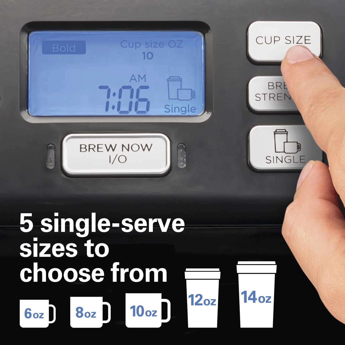 Hamilton Beach FlexBrew Trio Coffee Maker 49902 56 oz Single Serve