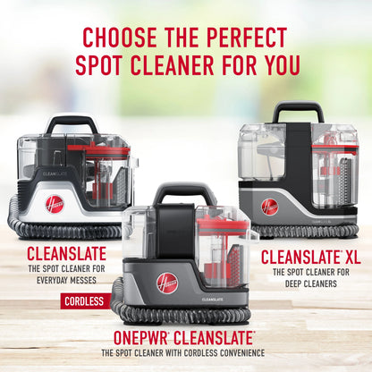 Hoover CleanSlate FH14010 Portable Spot Cleaner Carpet Upholstery Stairs